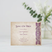 Celtic Viking Fantasy Wedding Save The Date (Staand voorkant)
