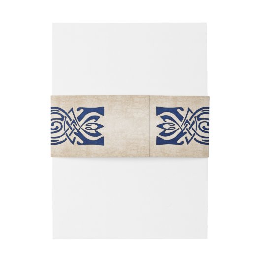 Celtic Viking Fantasy Wedding Uitnodigingen Wikkel (Achterkant Voorbeeld)