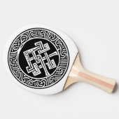 Celtic & Viking Geïnspireerde Art Ping Pong Paddle Tafeltennisbatje (Zijkant)