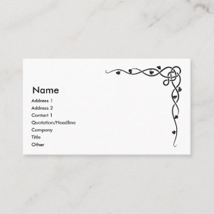 Celtic Vine Visitekaartjes Design 2