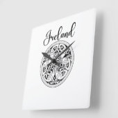 Celtic Wall Clock Vierkante Klok (Hoek)