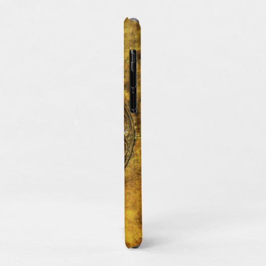 CELTIC WARRIOR SHIELD PAARS AMETHYST GEM MONOGRAM Case-Mate iPhone CASE (Achterkant/links)