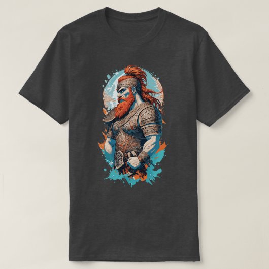 Celtic Warrior T-shirt (Design voorkant)