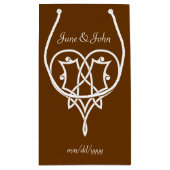 Celtic Weave Harten in Chocolade Cadeautas (Achterkant)