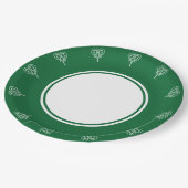 Celtic Weave Hearts in Green Paper Bord (Gekanteld)