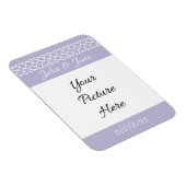 Celtic Weave Hearts in Lavendel Herinneringsmagnee Magneet (Rechterzijde)