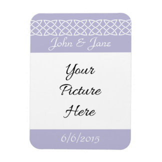 Celtic Weave Hearts in Lavendel Herinneringsmagnee Magneet