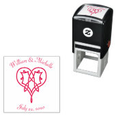 Celtic Weave Hearts Self-Inking Accent Stamp Zelfinktende Stempel (In situ)