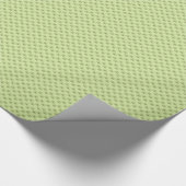 Celtic Weave op licht groen inpakpapier (Hoek)