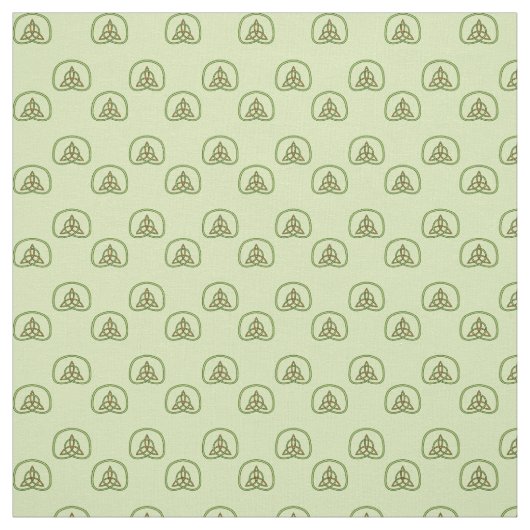 Celtic Weave op lichtgroene stof (Swatch)