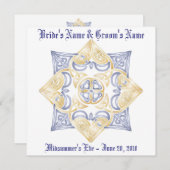 Celtic Wedding Knot Inivitation (niet traditioneel Kaart (Voorkant / Achterkant)