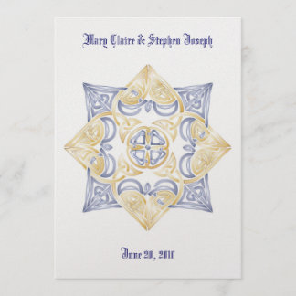 Celtic Wedding Knot Uitnodiging