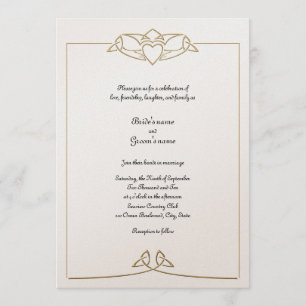 Celtic Wedding Uitnodiging