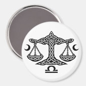 Celtic Weegschaal door BurnsInHell Magneet (Voorkant / Achterkant)
