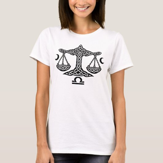 Celtic Weegschaal door BurnsInHell T-shirt (Voorkant)