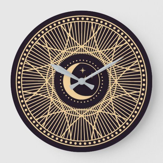Celtic/Wiccan-symbool Grote Klok (Voorkant)