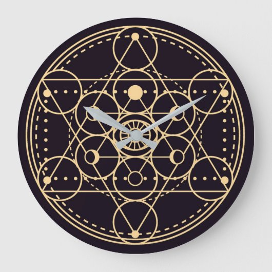 Celtic/Wiccan-symbool Grote Klok (Voorkant)