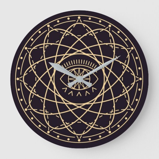 Celtic/Wiccan-symbool Grote Klok (Voorkant)