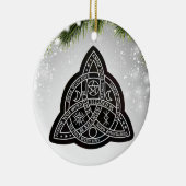 Celtic Wiccan Witch Pagan Witchy Witchcraft Xmas Keramisch Ornament (Rechts)