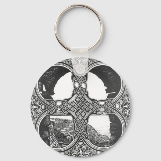 Celtic window boogtattoo sleutelhanger (Voorkant)