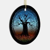 Celtic Wisdom Tree (Earth Version) Keramisch Ornament (Rechts)