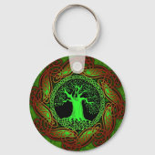 Celtic Wisdom Tree II Sleutelhanger (Voorkant)