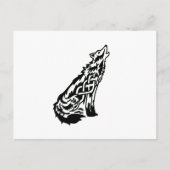 Celtic Wolf Briefkaart (Voorkant)