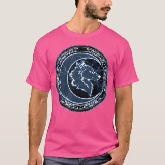 Celtic Wolf en Moon T-shirt