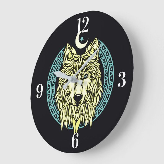 Celtic Wolf Grote Klok (Hoek)