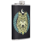 Celtic Wolf Heupfles (Rechts)