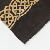 Celtic Wolf Knotwork Triad Fleece Deken (Hoek)