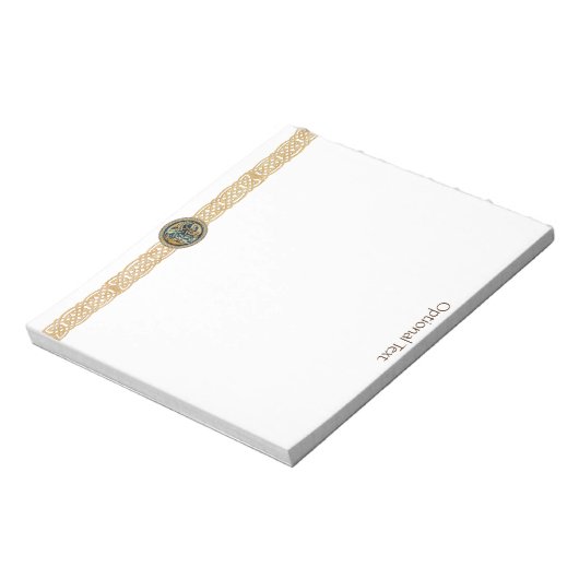 Celtic Wolf Knotwork Triad-laptop Notitieblok (Linkerzijde)