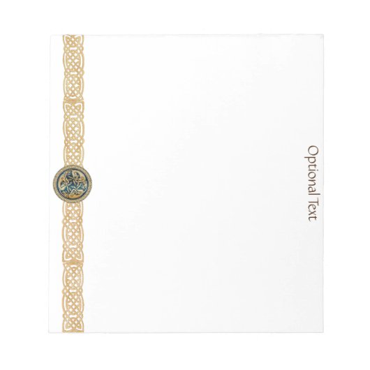 Celtic Wolf Knotwork Triad-laptop Notitieblok (Voorkant)