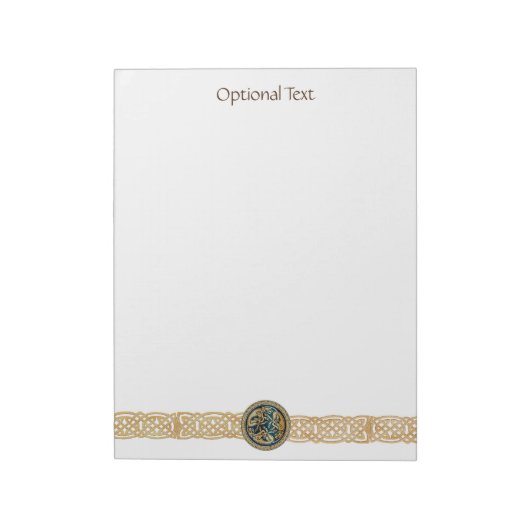 Celtic Wolf Knotwork Triad Notitieblok (Linkerzijde)