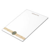 Celtic Wolf Knotwork Triad Notitieblok (Schuin)