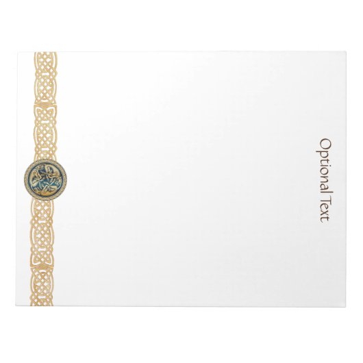 Celtic Wolf Knotwork Triad Notitieblok (Voorkant)