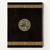 Celtic Wolf Knotwork Triad Notitieboek (Achterkant)