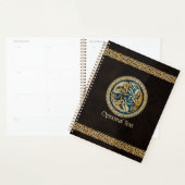 Celtic Wolf Knotwork Triad Planner (Display)