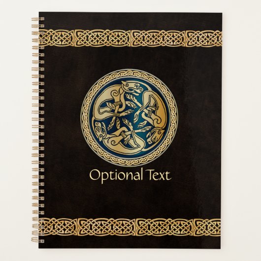 Celtic Wolf Knotwork Triad Planner (Voorkant)