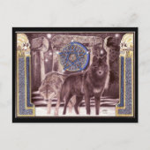 Celtic Wolf Magic Briefkaart (Voorkant)