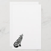 Celtic Wolf Stationery Briefpapier (Voorkant / Achterkant)