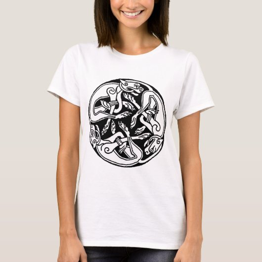 Celtic Wolf T-shirt (Voorkant)