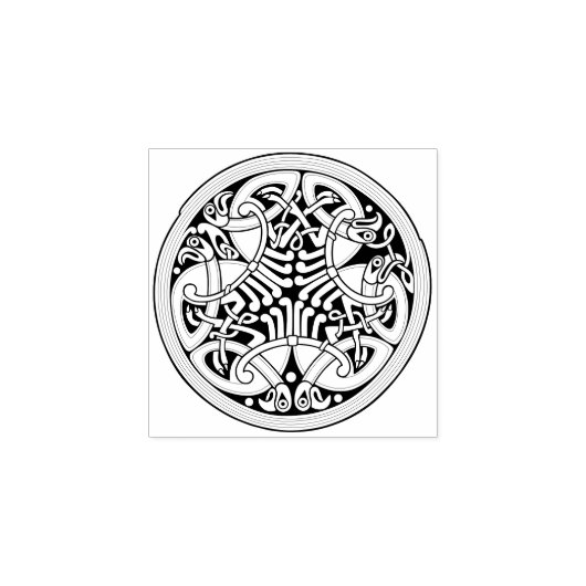 CELTIC Wood Art Stamp Rubberstempel (Afrduk)