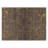 Celtic Wood Pattern met Gold Marble Tafelkleed (Voorkant (Horizontaal))