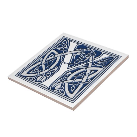 Celtic Y monogram Tegeltje (Zijkant)