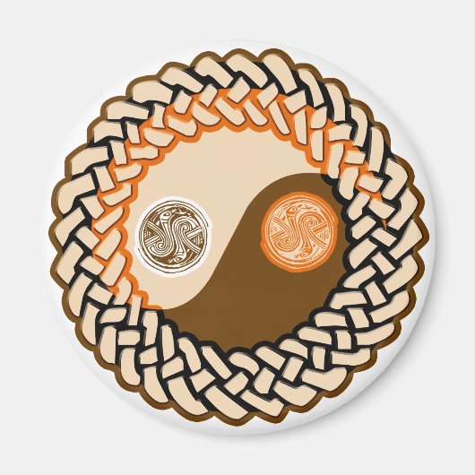 Celtic Yin Yang Magneet (Voorkant)