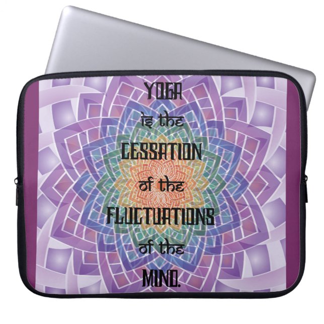 Celtic Yoga Sutra Laptop Sleeve (Voorkant)