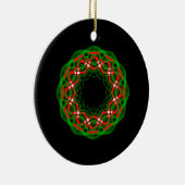 Celtic Yule Festival Keramisch Ornament (Rechts)