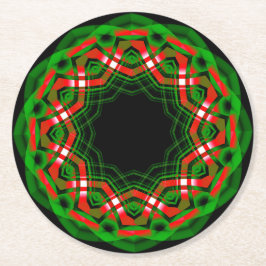 Celtic Yule Festival Ronde Kartonnen Onderzetter