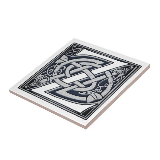 Celtic Z monogram Tegeltje (Zijkant)